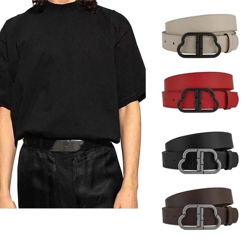 Designer Belt Double B Belt BB For Women Mens Luxury Leather äkta stil dekoration Enkel mode net röda jeans kostym