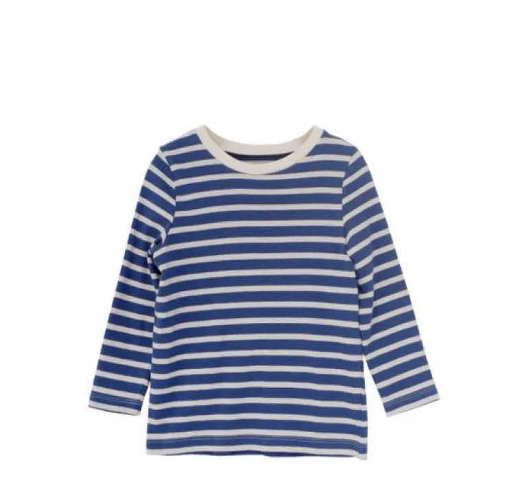 2019 In de herfst Nieuwe stijl De jongen Streep stijl Katoenen T-shirt met lange mouwen mode kinderkleding4960760