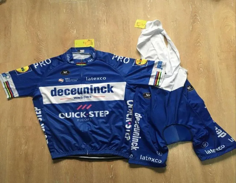 2020 Quick Step Team Radfahren Kurzarm Jersey Trägerhosen Sets 2020 Fahrrad Maillot Radfahren Kleidung Sommer Mtb Sportwear 01162817353