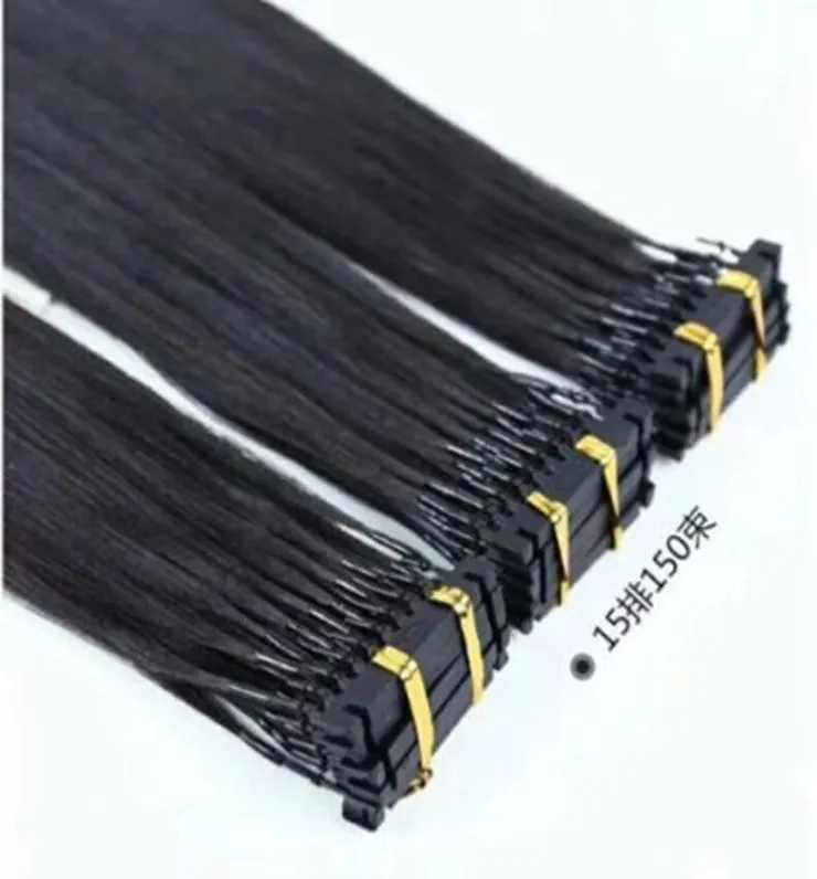 6D Prebondowane przedłużenie włosów o długości 1403903926039039 05G na pasmo 150G300S na Lotbrazilian Indian Hair5467788