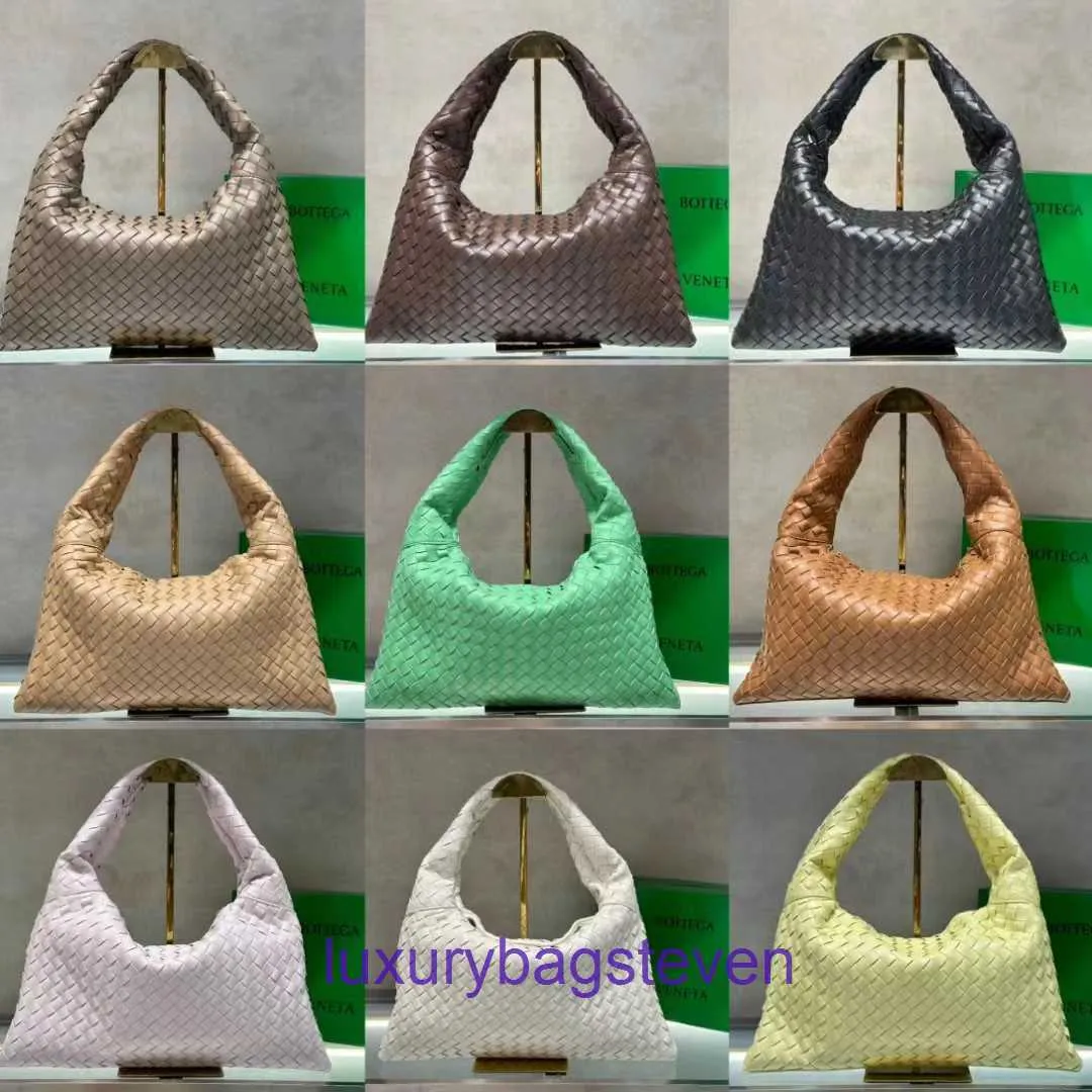 Top original quality Bottgs's Vents's Jodie tote bags for women 2024 Summer New Knitted Hand Carry Underarm Bag Cow Horn Crossbody Can Be With Real logo