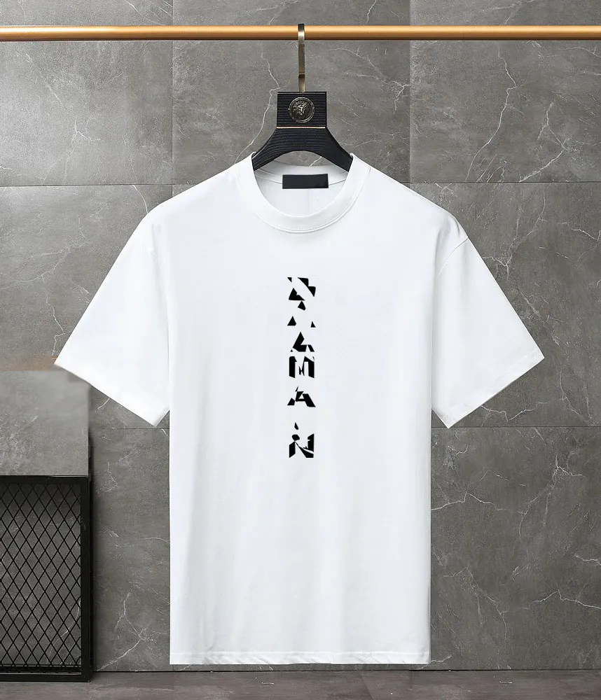 Męski projekt designerski t koszule moda czarny biały krótki rękaw luksusowy wzór litery T-shirt Rozmiar xs-4xl#LJS777 24 24