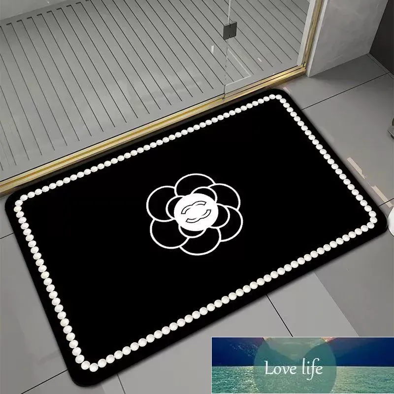 Designer Carpets Classic Luxury Carpet Jacquard Diatom Ooze Brand Floor Kitchen Mat with Letter C Rug Water-Absorbent snabbtorkande mattor