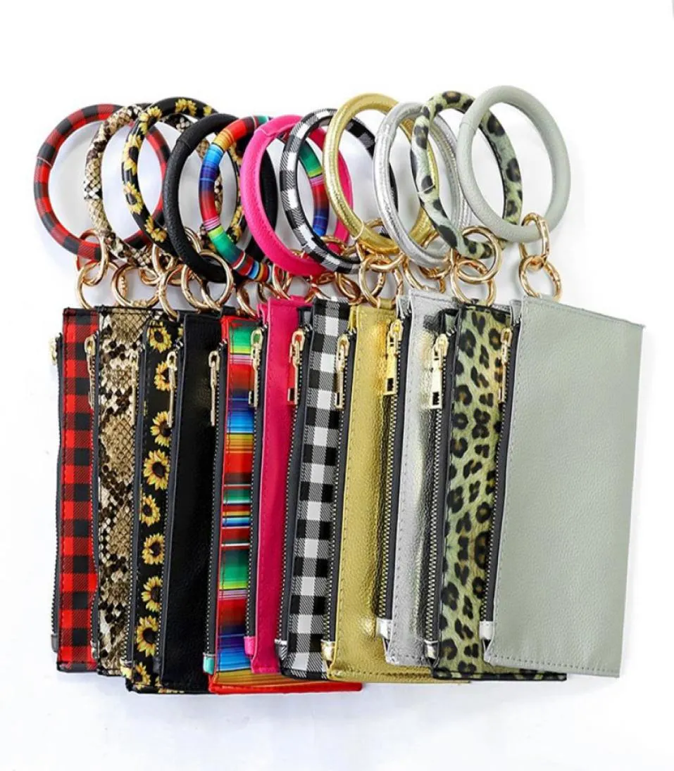 Bracelet porte-clés suspendu sac à main sac de téléphone en cuir PU gland bracelet porte-clés porte-anneau femmes filles bijoux Plaid 11 modèles 49724747533