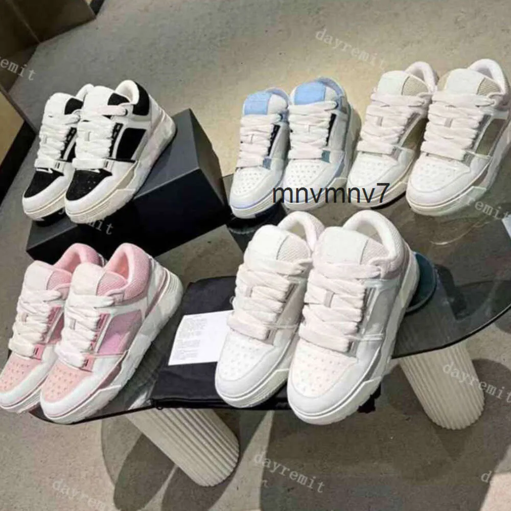 sneakers Wit amirirliness Casual Leer amari Fashion schoenen i MA 1 amri MA2 amirirliness Heren Dames am s Zwart ami Platform ri Sneakers