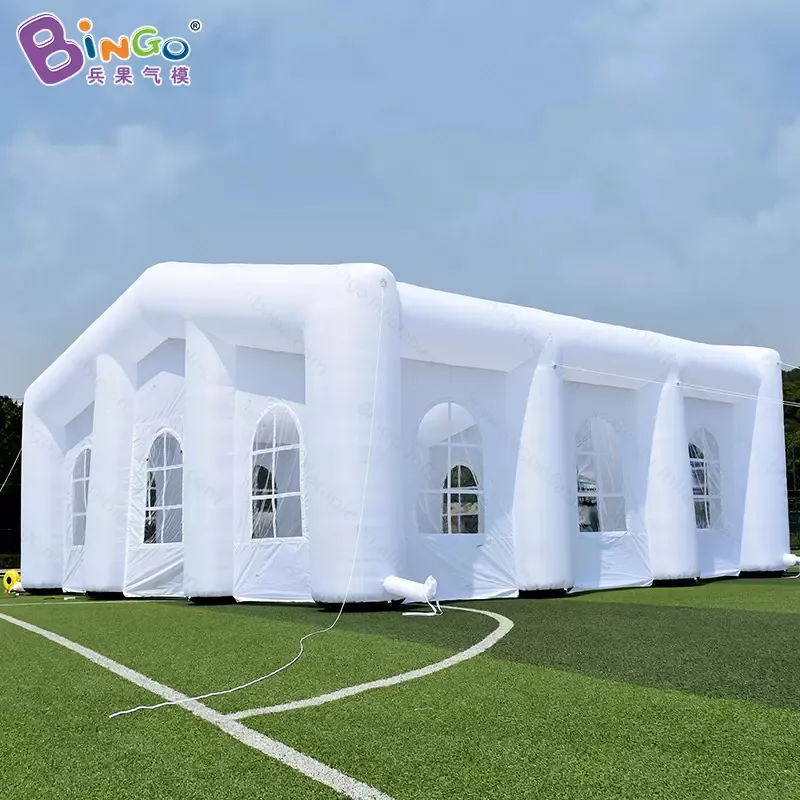 wholesale Free Express 10X10X5 mètres couleur blanche tente gonflable Gaint événements publicitaires exploser tente de fête jouets sports