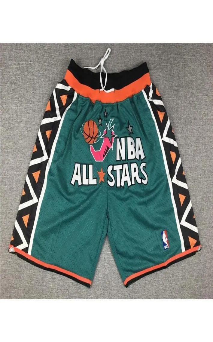 73 Maillots de basket-ball pas cher Maillots de sport SXXL 96 ALL STAR SHORTS DE POCHE VERTS bon marché cousus Maillots de basket-ball pour hommes6225357