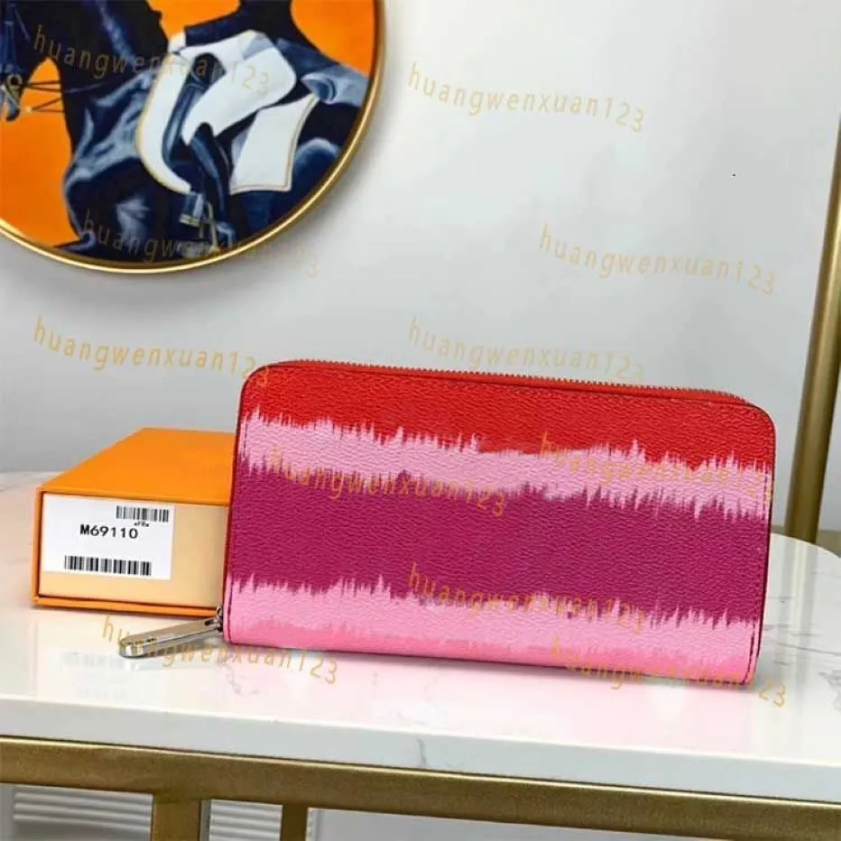 New women wallet designer ESCALE long purse high quality luxury ZIPPY ESCALE 26 handbags Fashion Card holder pocket with original 254U