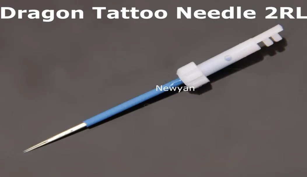 50st Dragon Tattoo Machine Permanent Makeup Needle 2R och 50st Needle Covers5708847