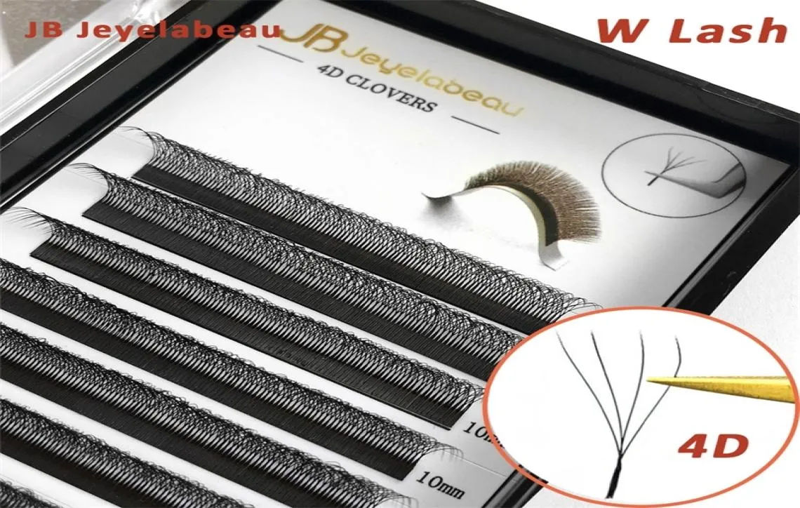 3D 4D W Shaped Lashes Easy Fan Eyelash Extensions Wholes YY Premade Volume 12 Rows Faux Cils W Natural Soft Lash Supply 2206162544270