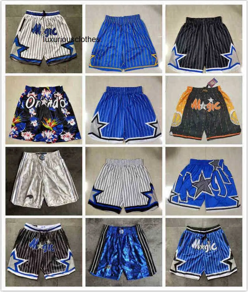 Heren hot shorts merk voor heren Heren sexy shorts OrlandoMagicmen Throwback basketbalshorts pocketLEA0 basketbalshorts korte hardloopbroek