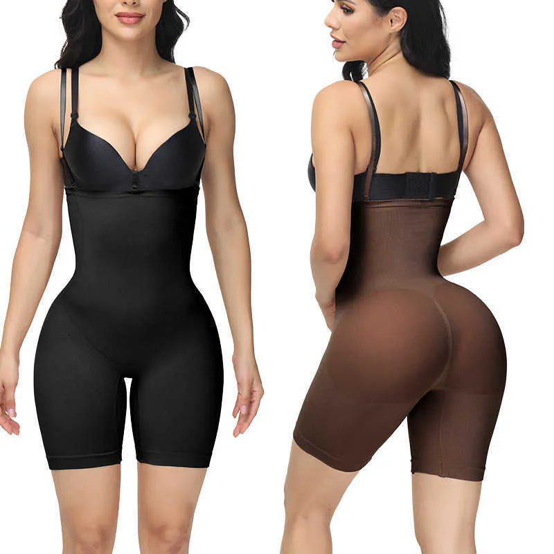 Taille Tummy Shaper Lichaamsvormende kleding uit één stuk, buik- en heupliftbroek, naadloos damesondergoed, elastisch korset met hoge taille