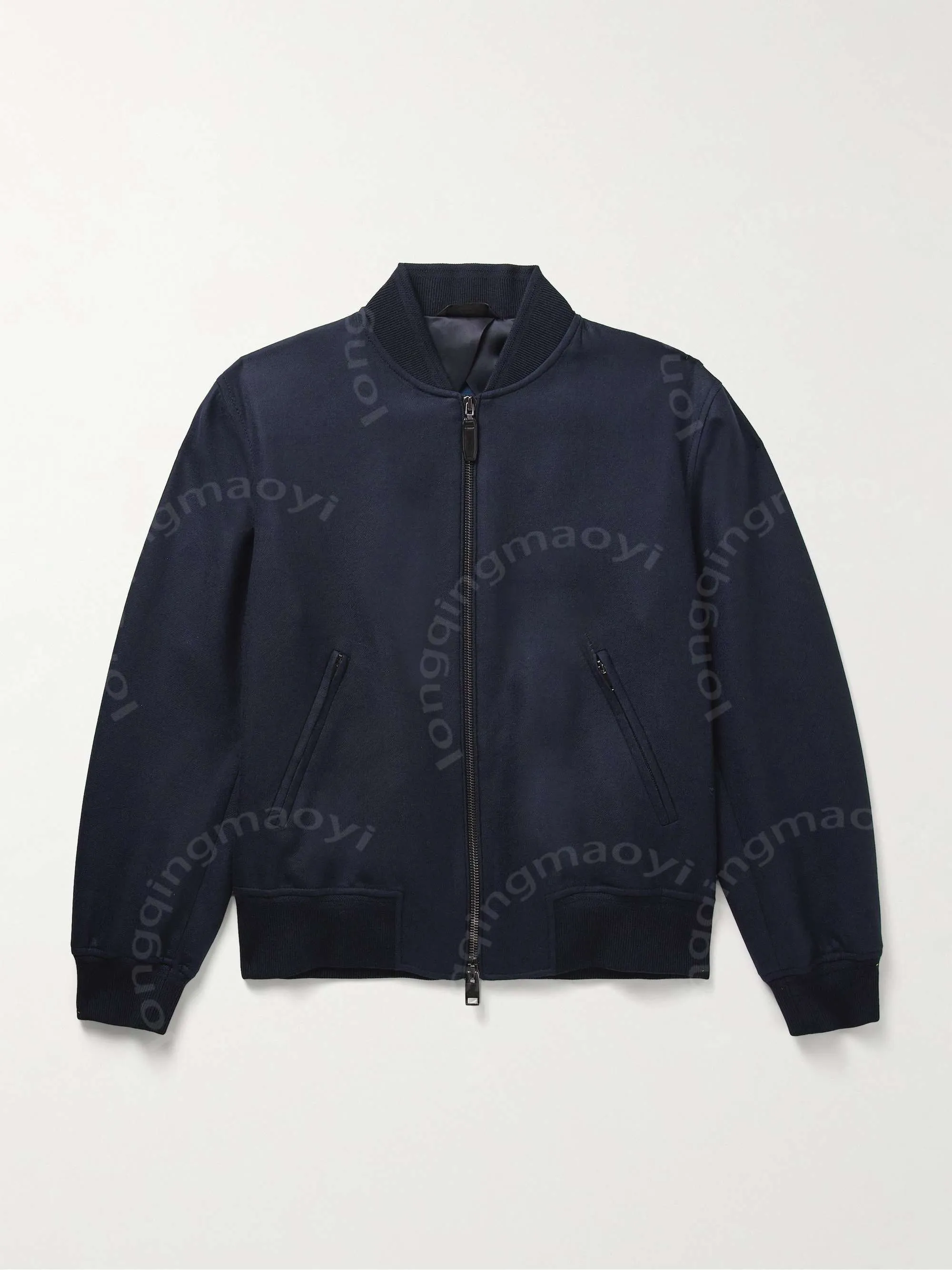 디자이너 남자 재킷 Brioni 양모와 실크 블렌드 트라이 폭포버 재킷 외부웨어의 옷 긴 소매 재킷 라펠 목 상판