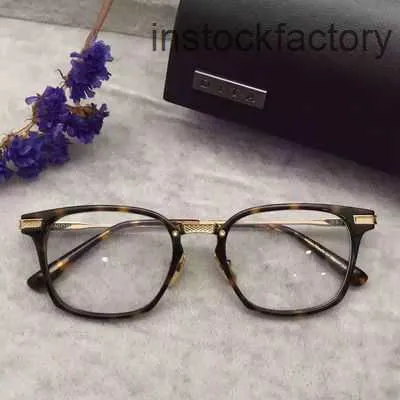 Original 1to1 DITA DRX 2089 A-T-BLK-GLD-53 eyeglasses Versatile Eyebrow Frame Eyeglass Male5OI7