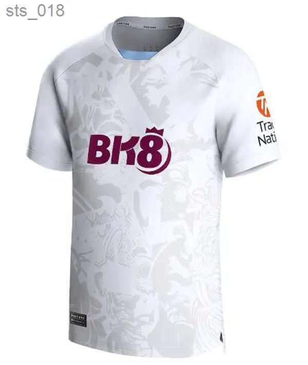 Camisas de basquete Jerseys Kids Kit Home 2023 2024 Aston Villas Camisa de Futebol Treinamento Fora Fãs Jogador Versão Camisetas Futbol MINGS Mcginnh240308