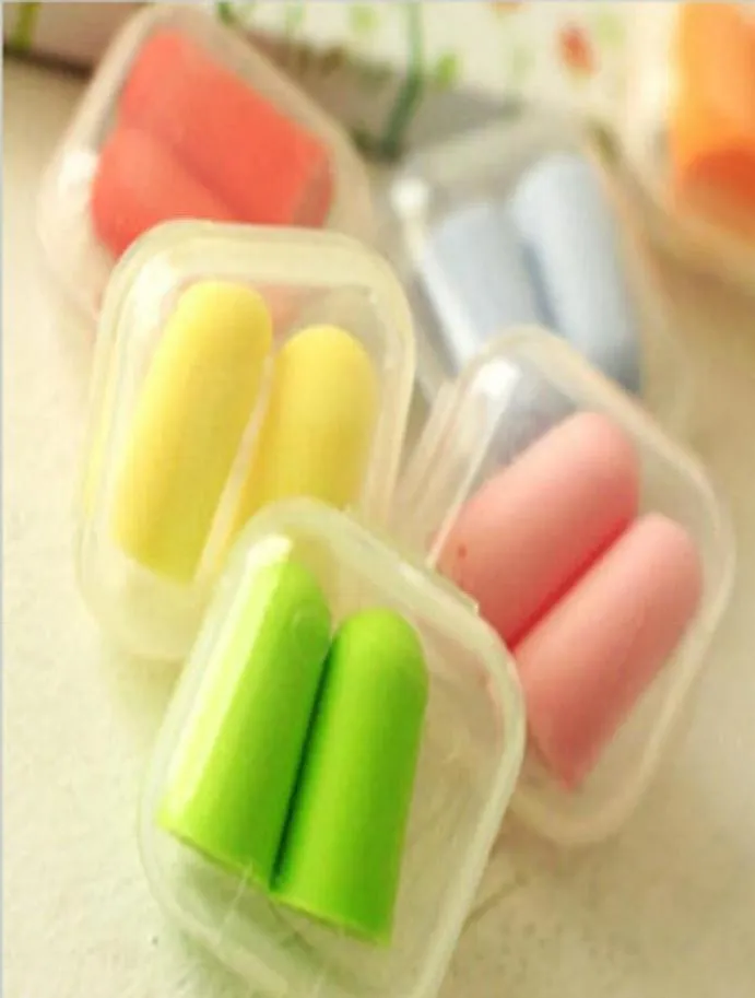 Earplugs Noise Reduction For Travel Sleeping 50 Pairs Health Separate boxes Soft Foam Noise Reducer Ear Plugs Travel Sleep Noise P9960750