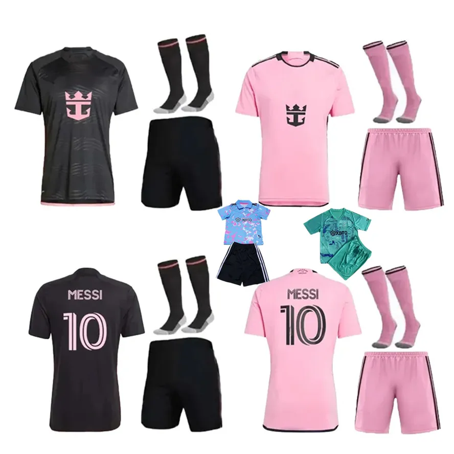 Kids Football Kits 23 24 25 Messis Soccer Jerseys 2024 2025 Baby Football Dorts Chandal Futbol Sweatshirt