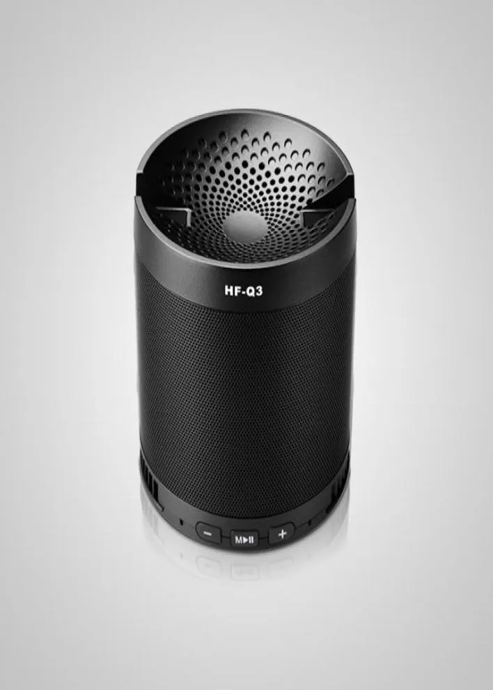 HFQ3 Multifunktion Mini Wrieless Bluetooth -högtalare med mobiltelefoninnehavare Subwoofers med MIC Support TF -kort för mobiltelefon5911996