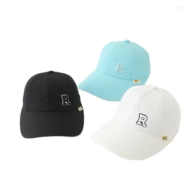 Casquettes de balle Doit séchage rapide été garçon fille casquette Baseball R lettre 2024 enfant chapeaux de soleil enfants crème solaire Snapback Gorras