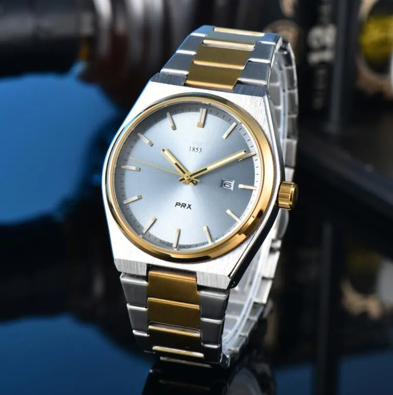 2024 hig hquality mens TISSOTITY 1853 quartz Automatic Movement watches business fashion steel band watch mens relogios homem relojes hombre wristwatches 518