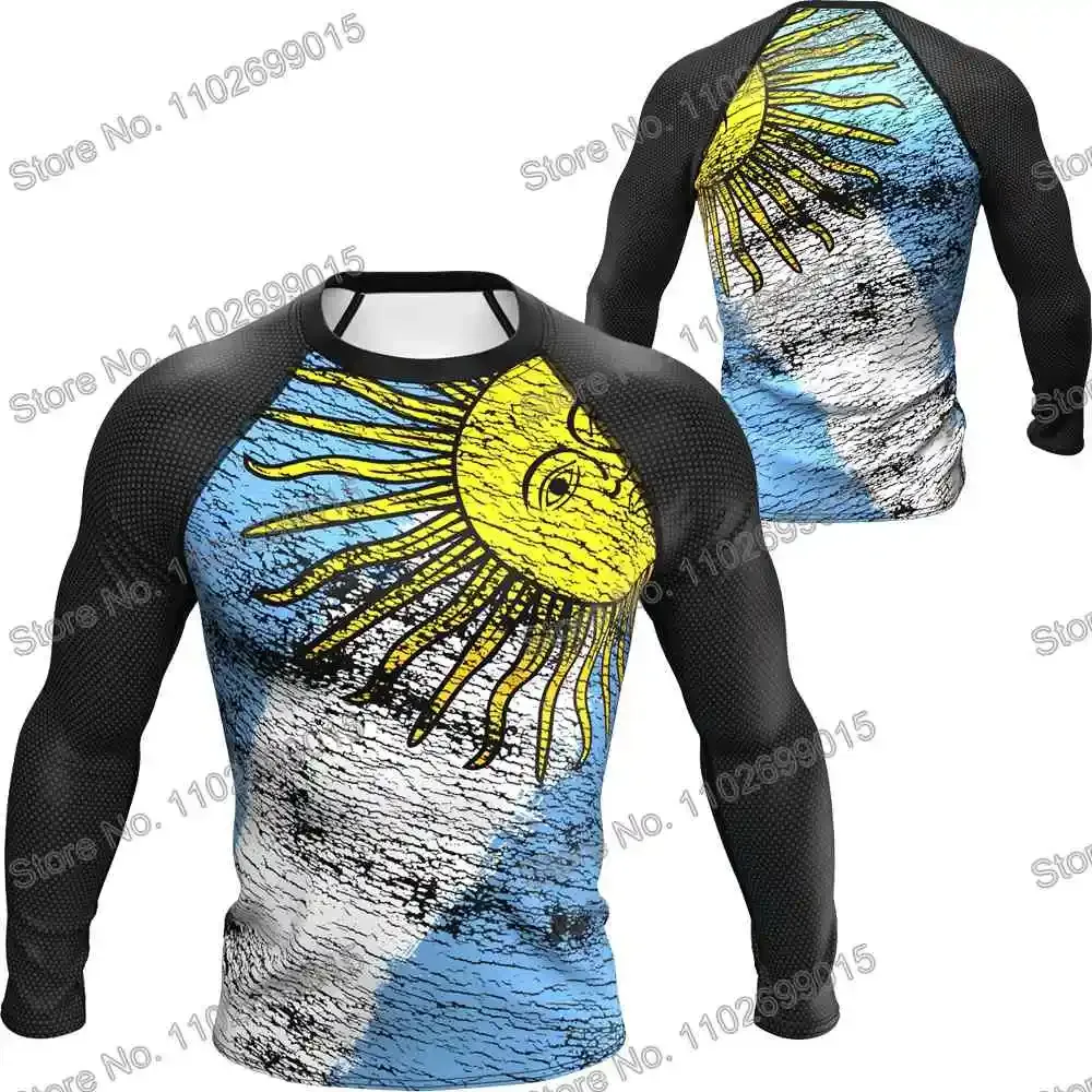 Polos argentina surfing dykning t -shirt tätt långärmad utslag vakt badkläder män uv skydd surfkläder strandflottor kvinnor