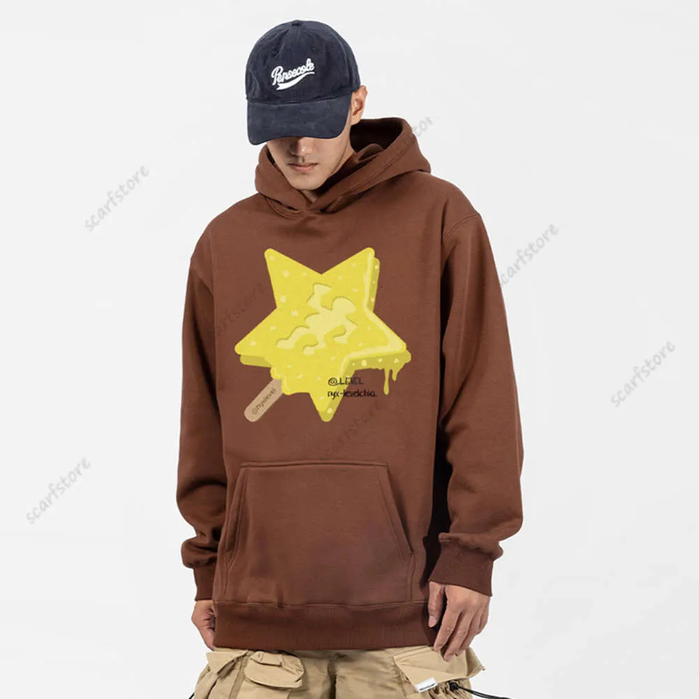 Frisches und modisches Design, Nischentrend, College-Plüsch und dicker Pullover mit Kapuze, lockerer und personalisierter Kapuzenpullover