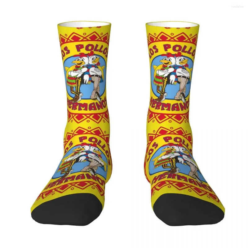 Chaussettes pour hommes Los Pollos Hermanos unisexe printemps été automne hiver Hip Hop Happy Street Style Crazy Sock