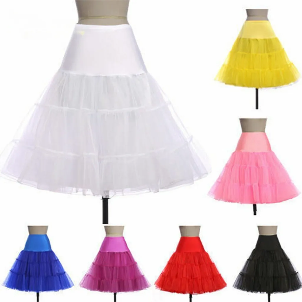 Vintage Bruids Bruiloft Petticoats Crinoline Korte Tule Rok Onderrok Jupon Mariage Sottogonna Bruiloft Accessoires CPA423