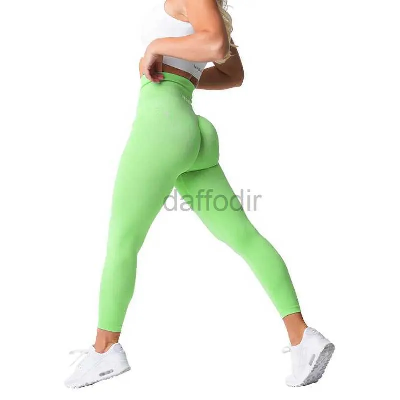 Active Pants Outfits sömlös yogaleggings spandex shorts kvinna fitness elastisk andningsbar höft fritid sport lycra spandextights tights 240308