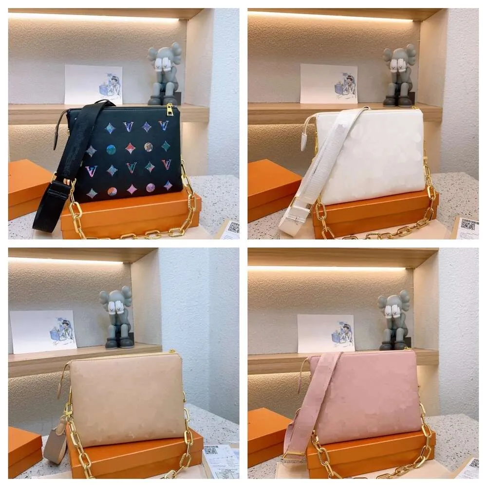 2024 Counter style tote bag luxury colour printing designer bag Genuine Leather chain bag shoulder bag crossbody bag clutch handbags evening bags purse wallets