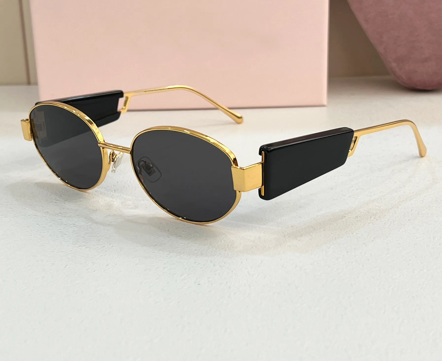 Round Metal Sunglasses Gold Black/Dark Gray Lens Women Men Shades Lunettes de Soleil Vintage Glasses Occhiali da sole UV400 Eyewear