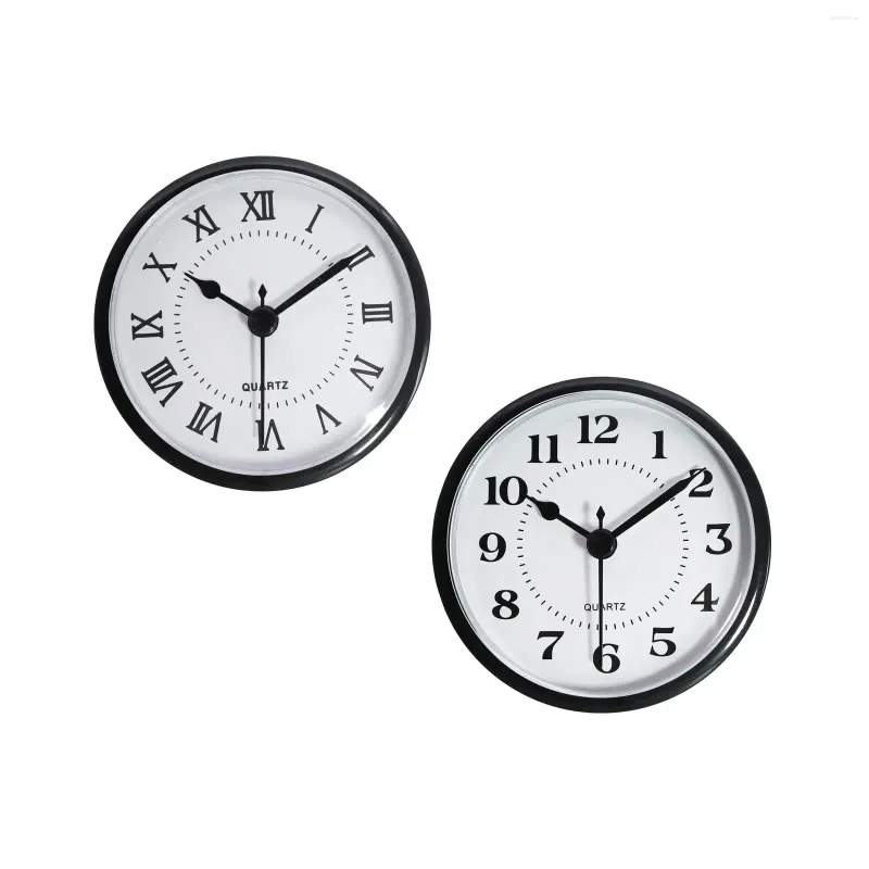 Horloges murales Horloge Insert décoratif à piles facile à lire ornements décor silencieux pour la maison salon chambre cuisine ferme