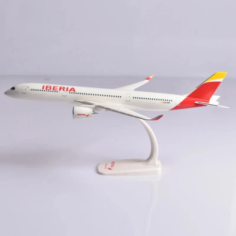 Jason Tutu 1/200 w skali Iberia Airbus A350 Model samolotowy Model samolotu Zestaw plastikowego samolotu kropla 240223