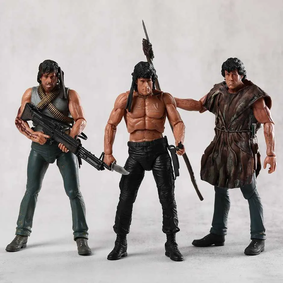 NECA (ネカ)ランボー　FIRST BLOOD1＆2 Amazon.com: NECA Rambo 7