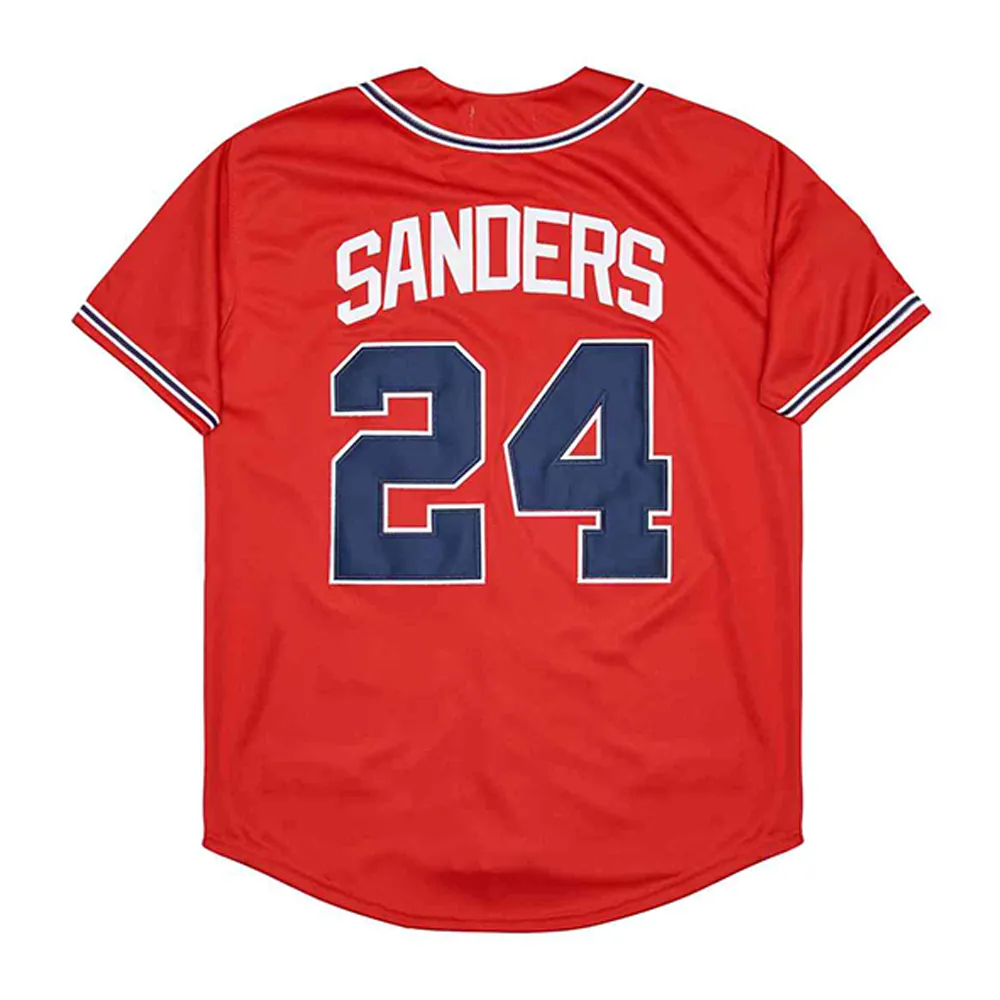 Men's Size S-4XL Stitched Throwback Atlanta 13 Ronald Acuna Jr. 24 Deion Sanders 23 Justice Baseball Jersey