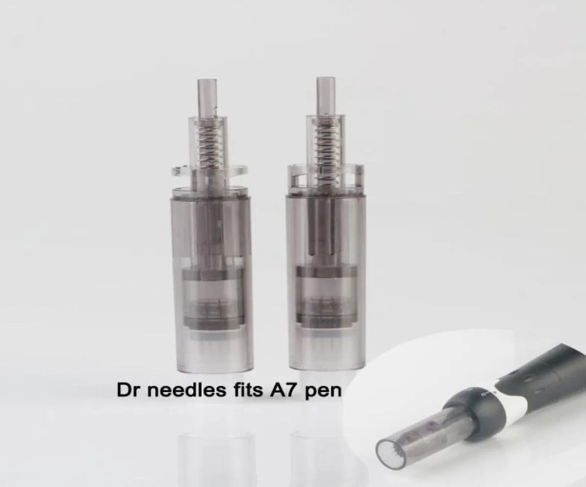 2018 New Grey 10pcs Needle Cartridges Tips 9 12 36 42 Pins Needle for Ultima A7 Dr Pen Derma Pen2132118