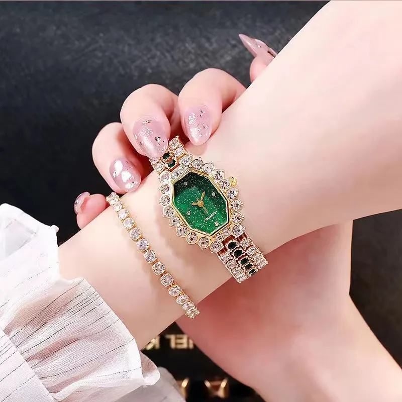 Geweldige kwaliteit dames designer horloges diamanten damesmode casual luxe wijzerplaat 34 mm quartz horloges no521