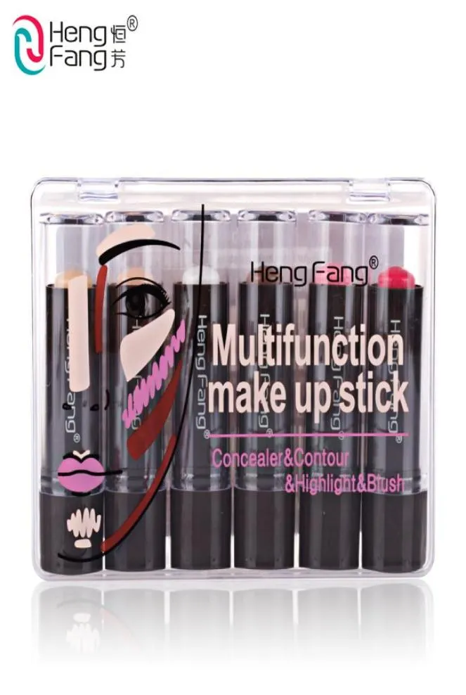 Whole6PCSSet Concealer Blush Highlight Contour Multifunction Make Up Stick 35GX6 Makeup Brand H84586656051