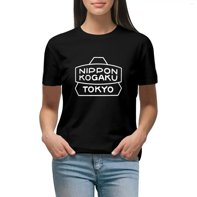 Women's Polos Nikon Tokyo - 100 Years Celebration (Black Version) T-shirt Oversized Summer Tops Tee Shirt