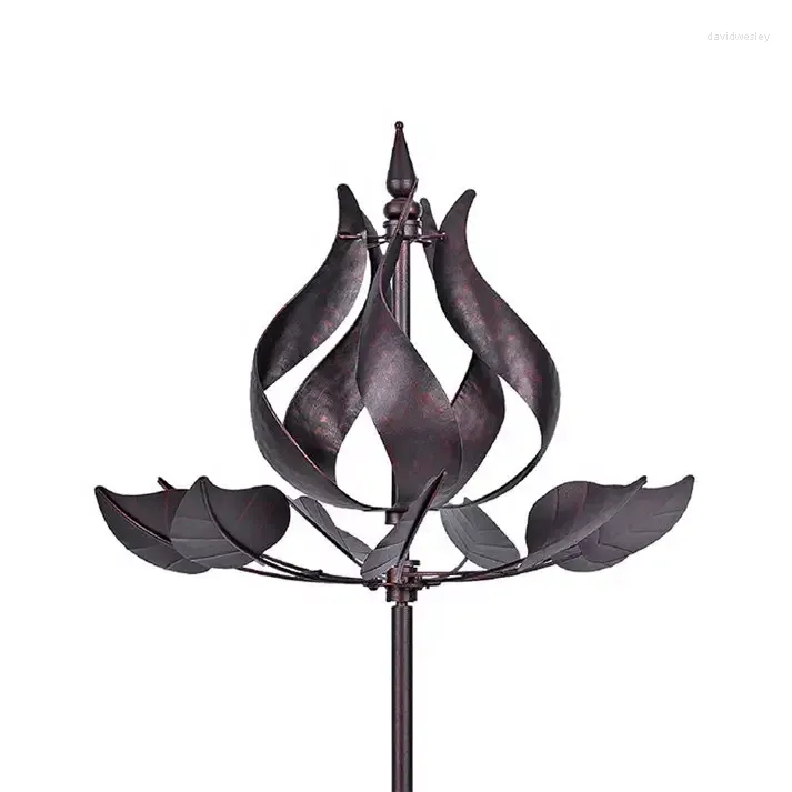 Garden Decorations Hourpark Iron Ornament Large Kinetic Outdoor Metal Yard Wind Spinner