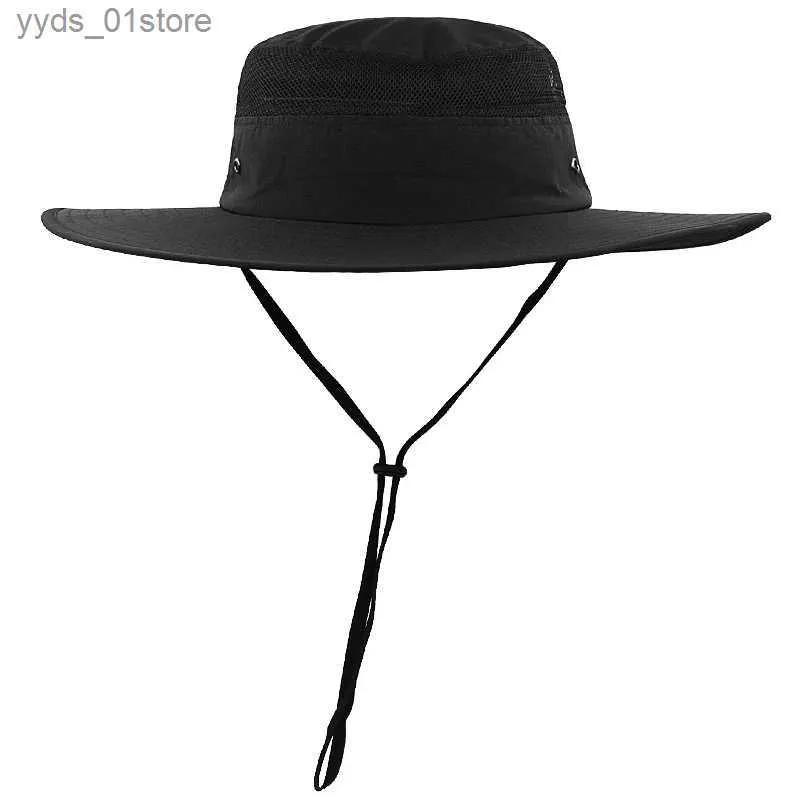 ワイドブリムハットバケットハットビッグヘッドマン大サイズの太陽帽子ビーチフィッシャーマンハットピュアコットンパナマCプラスサイズのバケツ帽子55-59cm 60-65cm L240308