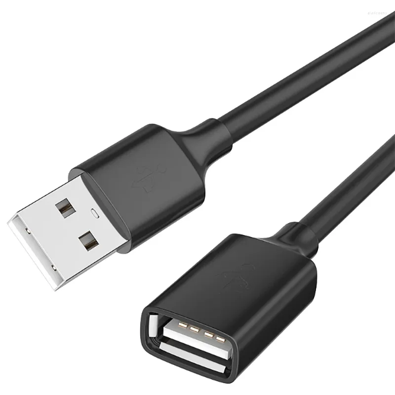 Cable de extensión macho a hembra, ventilador A/F, banco de carga, interfaz de enchufe USB, teclado adecuado para PC, TV, conexión móvil