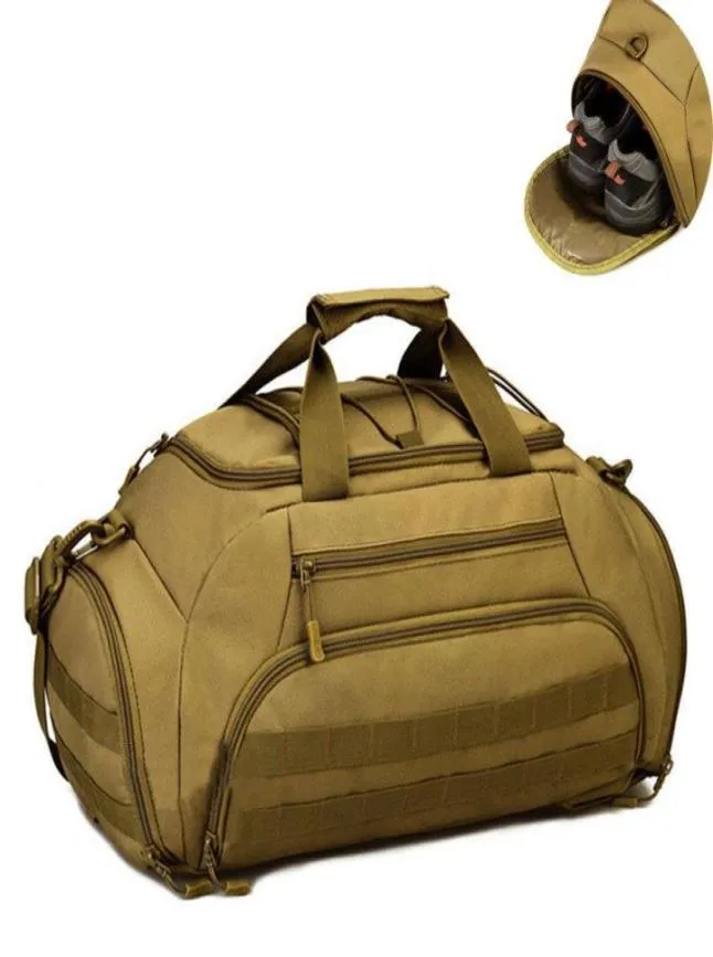 Utomhusväskor 35L Gym Bag Ryggsäck Rucksäck Taktiska Militär Molle Army Waterproof Sports Camping 14039039 Laptop Camera Men2276977