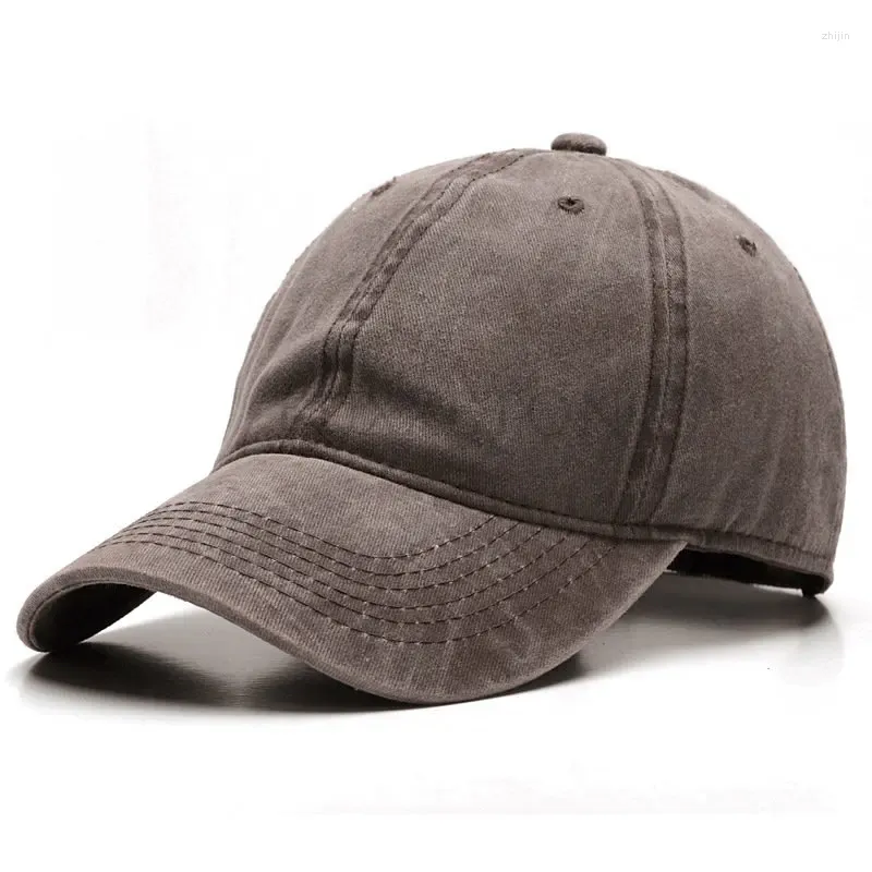 Ball Caps Summer Solid Baseball Cap For Women Men Washed Cotton Outdoor Sports Trucker Hat Snapback Visor Sun Hats Adjustable