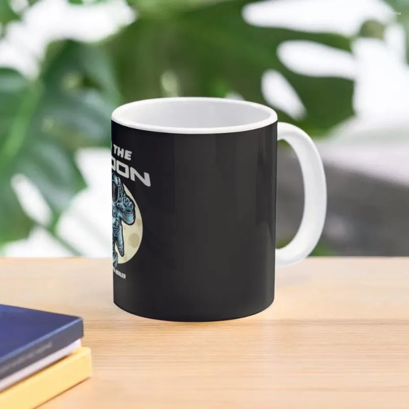 Mugs To The Moon Kaffeetasse Thermo für Glastassen