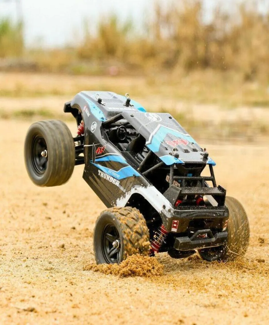 KUULEE 40 MPH 1 18 SKALA RC CAR 24G 4WD Hög Speed ​​Fast Remote Controlled Large Track MX2004143141946