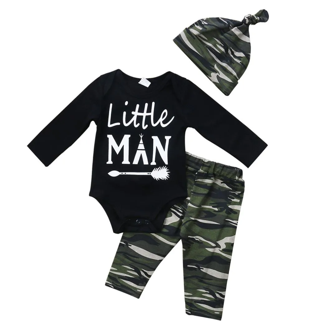 Nouveau-né bébé garçons vêtements noël enfant en bas âge barboteuse pantalon chapeau 3 pièces ensemble tenue infantile Boutique décontracté enfants Costume enfants pyjamas5997320