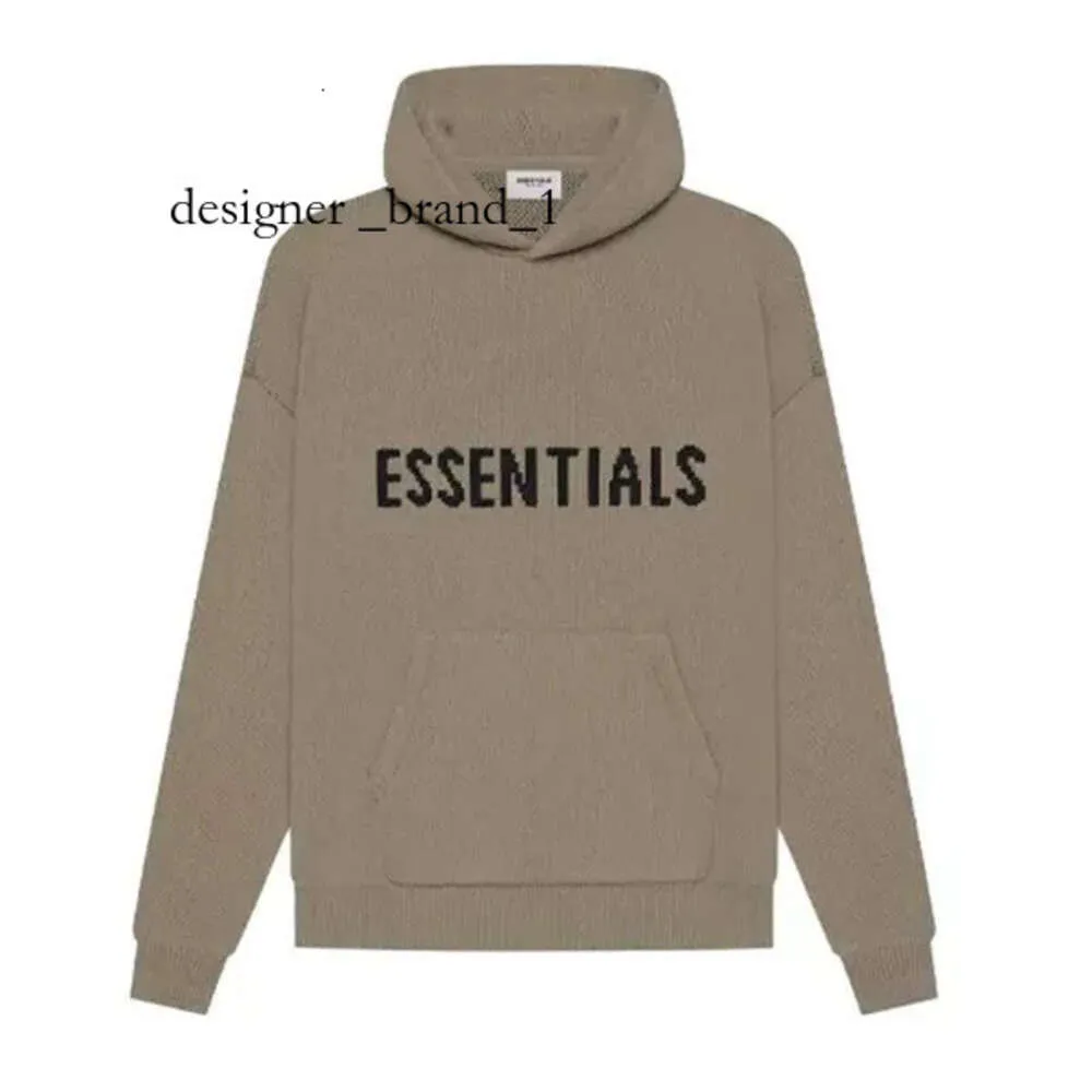 Essentialshoodie designer hoodie essentialsweatshirts stickning mens hoodiesessientials hoodie för långärmad tröjor stickade pullover kläder 2185