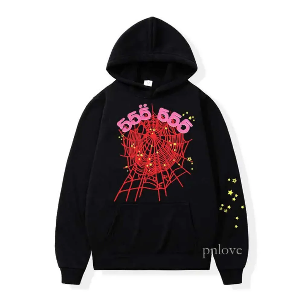 Mens Mulheres Hoodies Sp5der Thug Designers de Alta Qualidade Hip Hop P * Nk Web Puff Imprimir Hoodie Anjo Aranha Moletons 272