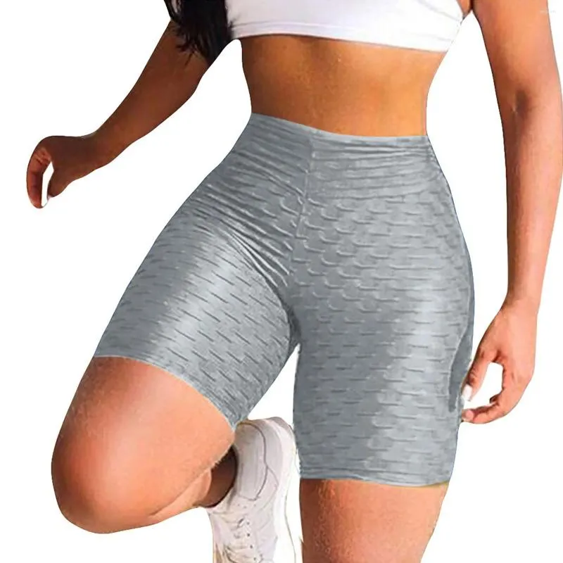 Frauen Shorts Frauen Sexy Plissee Jacquard Biker Booty Hohe Taille Push-Up Mini Kurze Hosen Frühling Sommer Workout Mujer Cortos